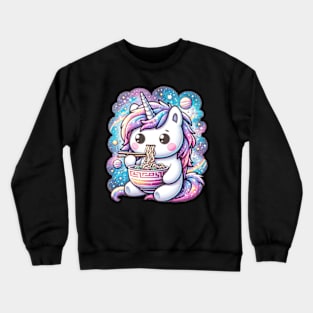 Space Unicorn Ramen Crewneck Sweatshirt